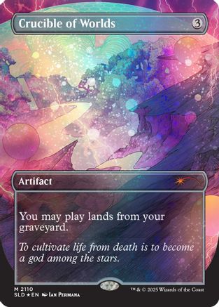 Crucible of Worlds (2110) Galaxy Foil - Secret Lair Drop