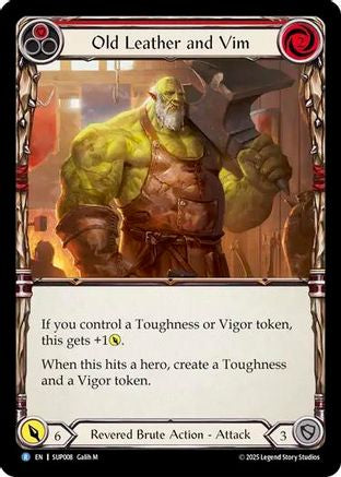 Old Leather and Vim (SUP008) Rainbow Foil - Super Slam