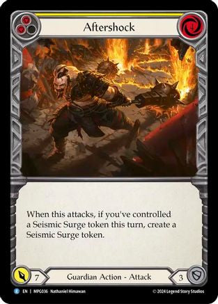 Aftershock (Yellow) (MPG036)  - Mastery Pack Guardian