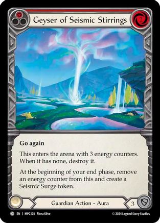 Geyser of Seismic Stirrings (Red) (MPG103)  - Mastery Pack Guardian