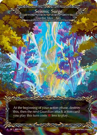Seismic Surge (Forest) (Marvel) (MPG112) Cold Foil - Mastery Pack Guardian