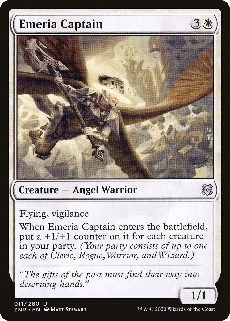 Emeria Captain [Zendikar Rising] | Silver Goblin