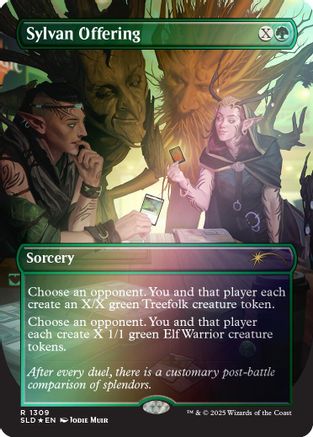 Sylvan Offering (1309) Foil - Secret Lair Drop Series