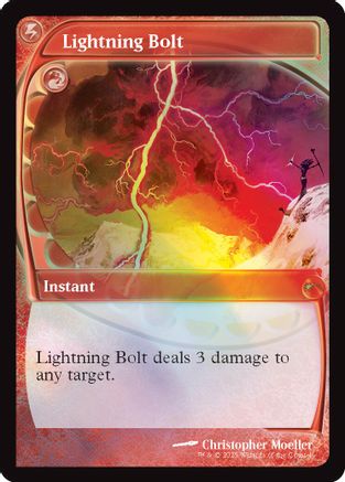 Lightning Bolt (Retro Frame) (001) Foil - Secret Lair Drop Series