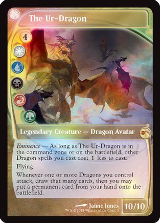 The Ur-Dragon (Retro Frame) (003) Foil - Secret Lair Drop Series