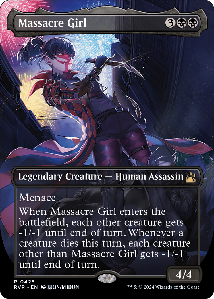 Massacre Girl (Anime Borderless) [Ravnica Remastered] | Silver Goblin