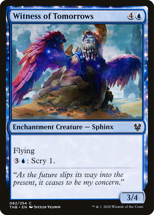 Witness of Tomorrows [Theros Beyond Death] Foil
