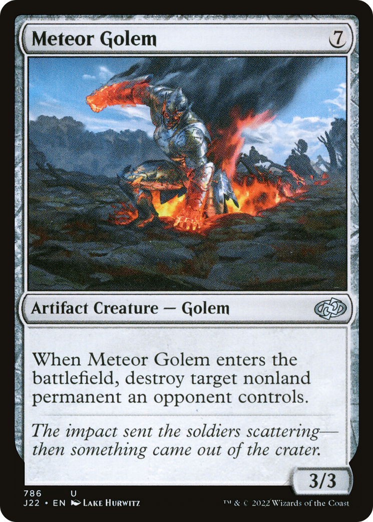 Meteor Golem [Jumpstart 2022] | Silver Goblin