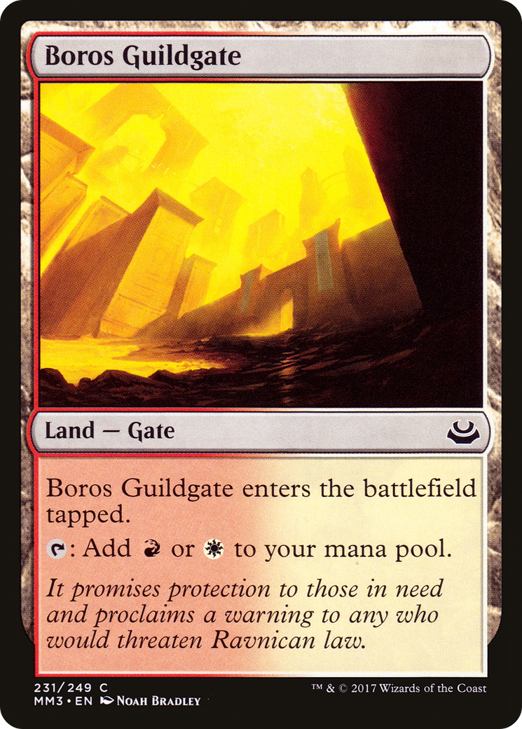 Boros Guildgate [Modern Masters 2017] | Silver Goblin