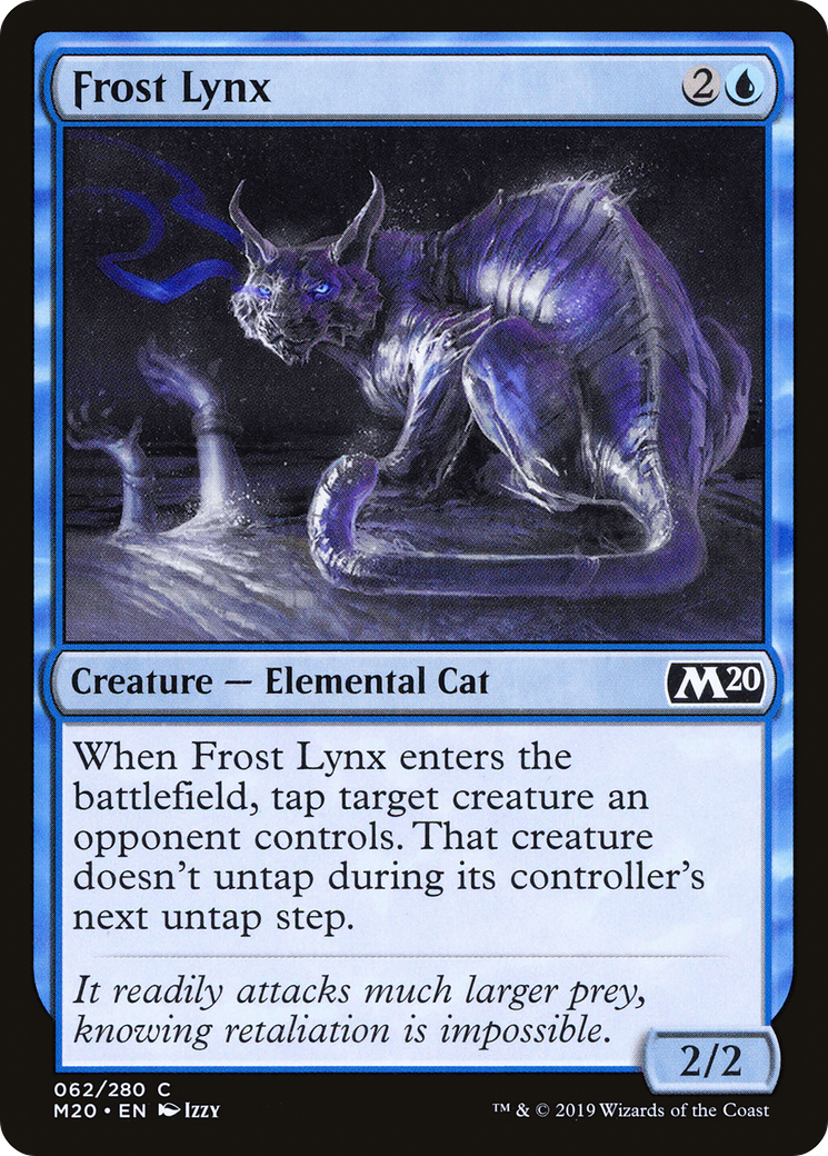 Frost Lynx [Core Set 2020] | Silver Goblin