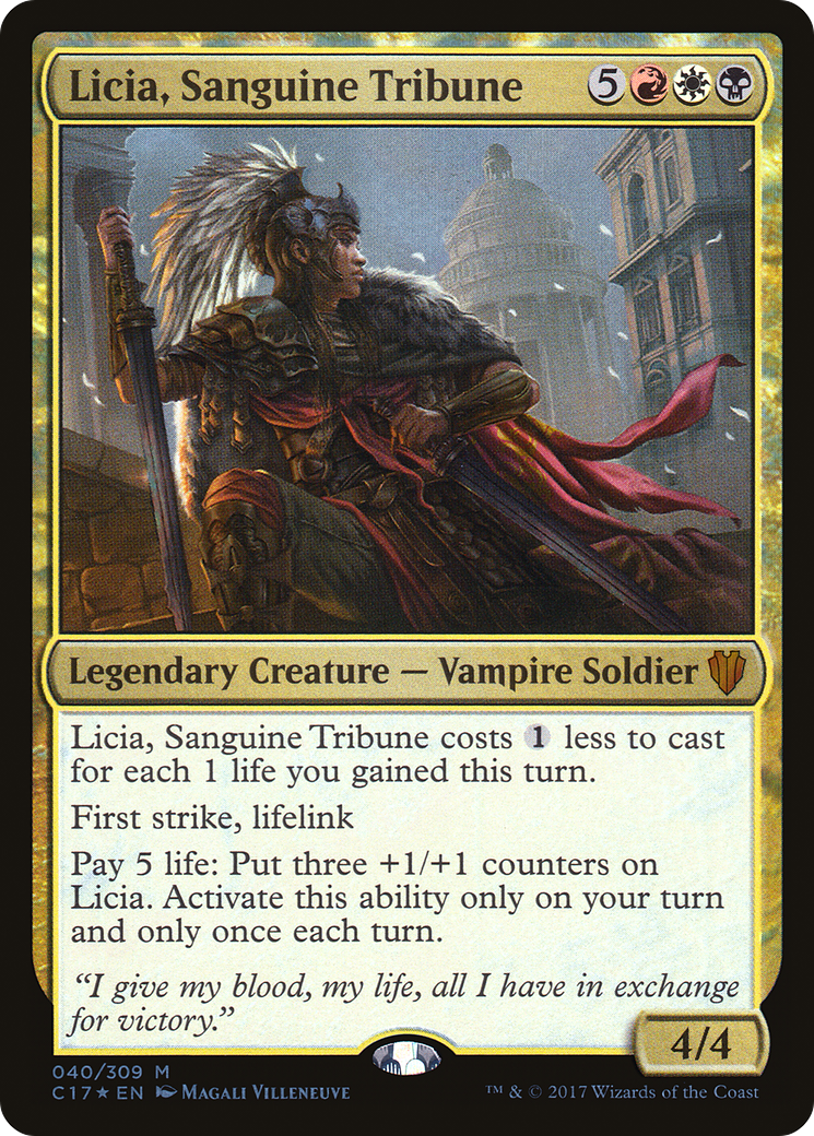 Licia, Sanguine Tribune [Commander 2017] | Silver Goblin