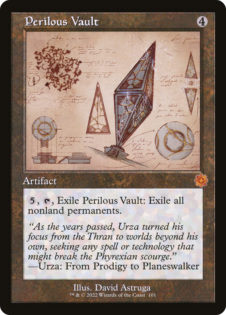 Perilous Vault (Retro Schematic) [The Brothers' War Retro Artifacts] | Silver Goblin