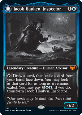 Jacob Hauken, Inspector // Hauken's Insight [Innistrad: Double Feature] | Silver Goblin