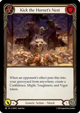 Kick the Hornet's Nest (SUP217) Rainbow Foil - Super Slam