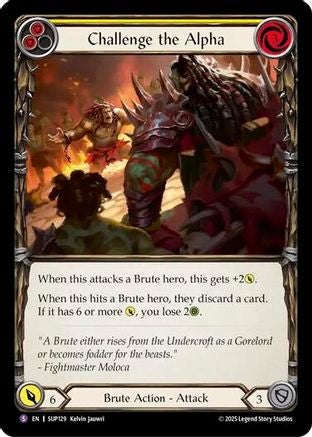 Challenge the Alpha (SUP129) Rainbow Foil - Super Slam