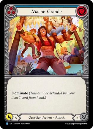 Macho Grande (Blue) (APS018)  - Armory Deck: Pleiades