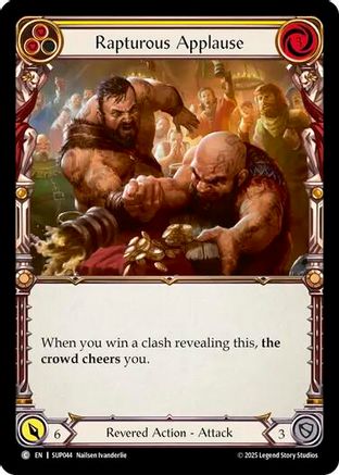 Rapturous Applause (Yellow) (SUP044) Rainbow Foil - Super Slam