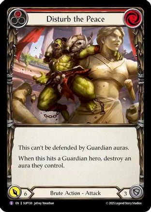 Disturb the Peace (SUP130) Rainbow Foil - Super Slam