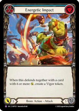 Energetic Impact (SUP131) Rainbow Foil - Super Slam