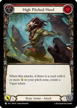 High Pitched Howl (Red) (SUP155)  - Super Slam