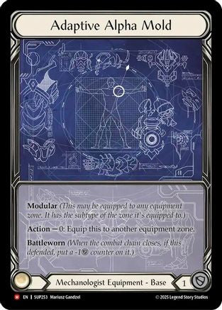 Adaptive Alpha Mold (Extended Art) (SUP253) Cold Foil - Super Slam