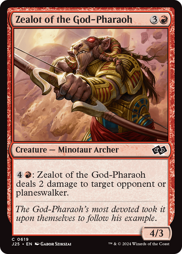 Zealot of the God-Pharaoh [Foundations Jumpstart] | Silver Goblin