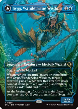 Sygg, Wanderwine Wisdom (Borderless) (288) Foil - Lorwyn Eclipsed