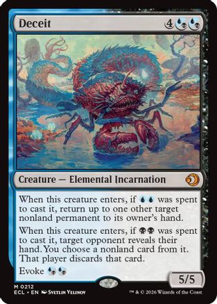 Deceit (212) Foil - Lorwyn Eclipsed