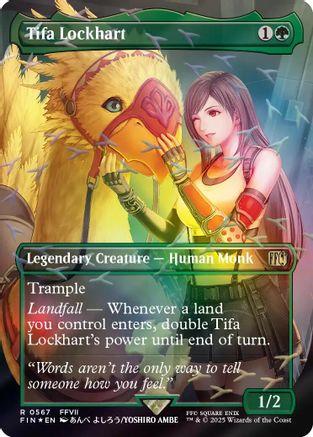 Tifa Lockhart (Borderless) (Chocobo Track Foil) (567) Foil - FINAL FANTASY