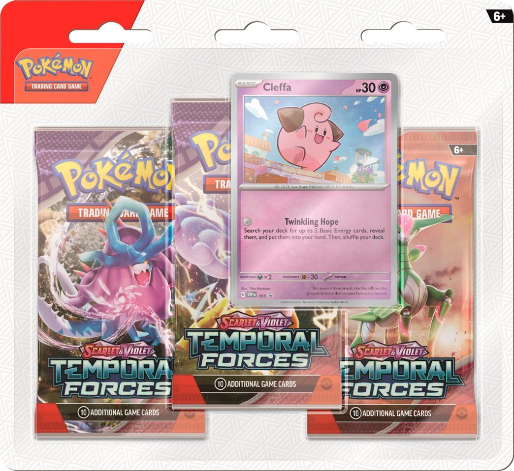 Pokémon TCG: Scarlet & Violet - Temporal Forces 3 Pack Blister