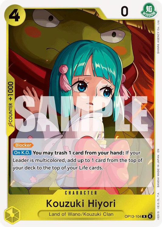 Kouzuki Hiyori (OP13-104) Foil