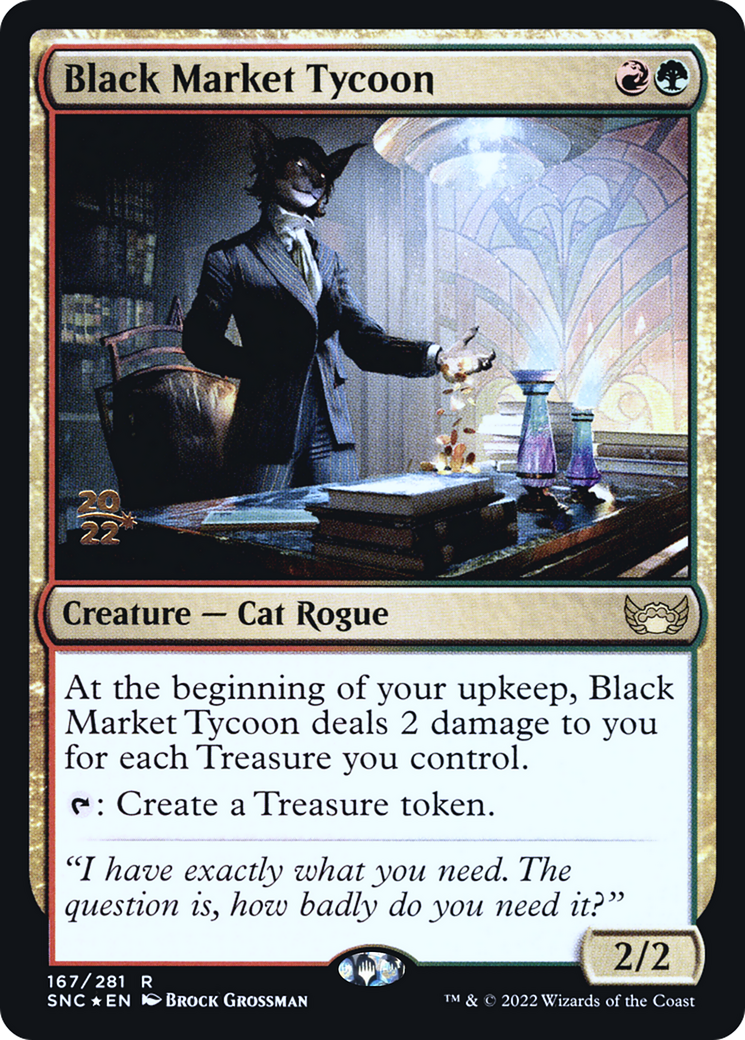 Black Market Tycoon [Streets of New Capenna Prerelease Promos] | Silver Goblin