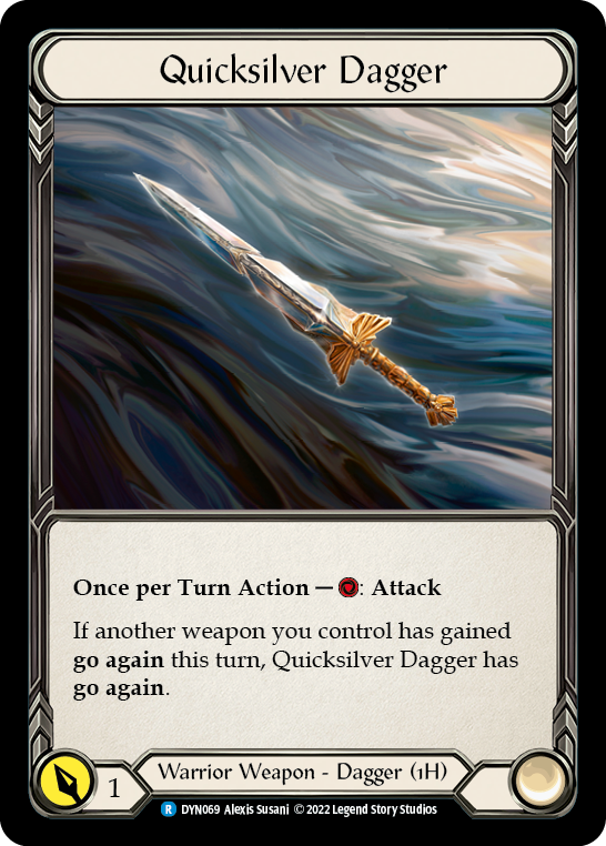 Quicksilver Dagger [DYN069] (Dynasty) | Silver Goblin