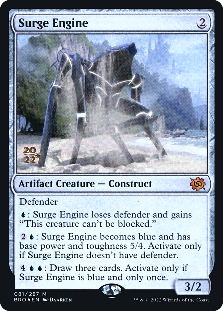 Surge Engine [The Brothers' War Prerelease Promos] | Silver Goblin