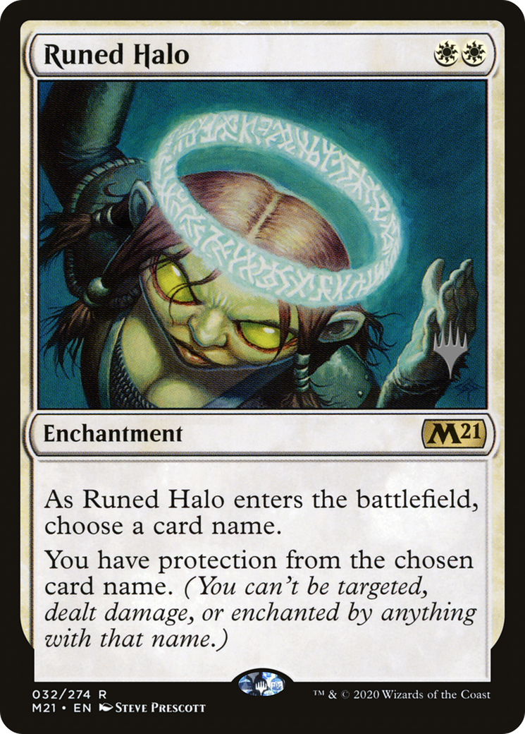 Runed Halo (Promo Pack) [Core Set 2021 Promos] | Silver Goblin