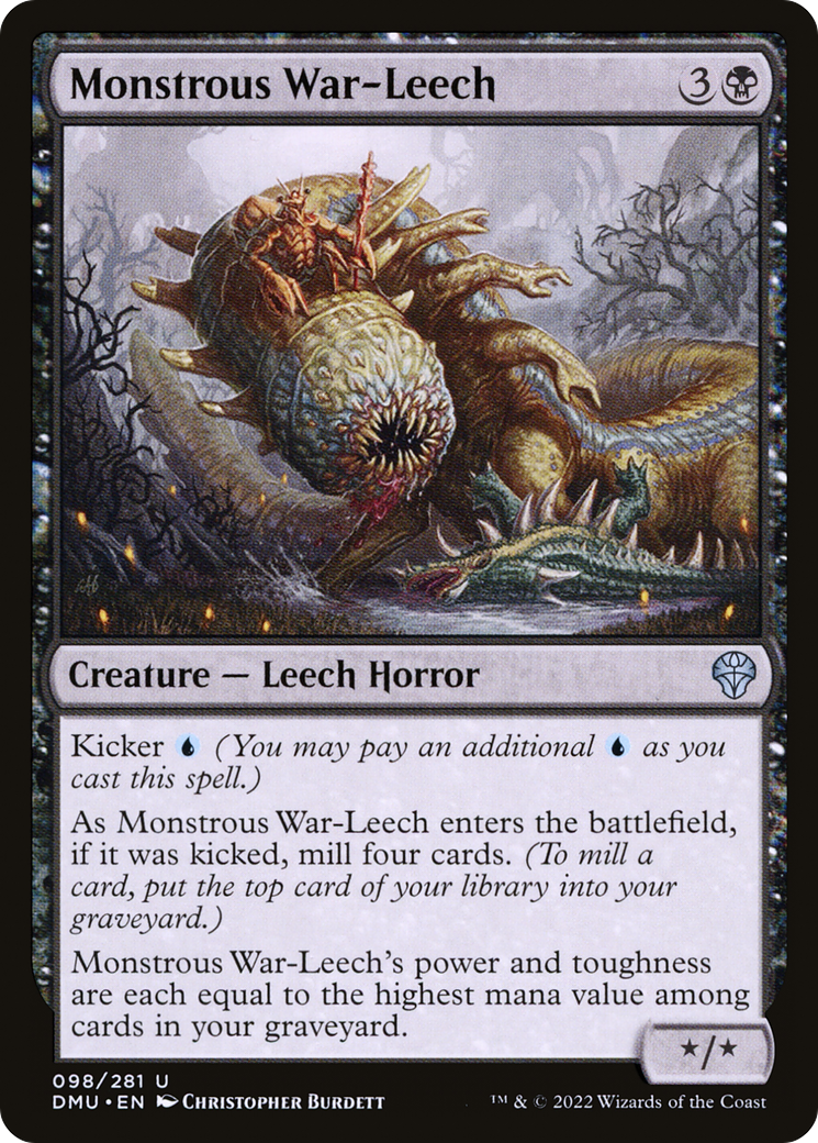 Monstrous War-Leech [Dominaria United] | Silver Goblin