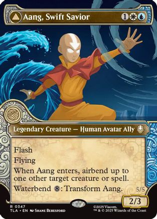 Aang, Swift Savior (Showcase) (347) - Avatar: The Last Airbender