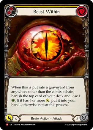 Beast Within (ARR018)  - Armory Deck: Rhinar