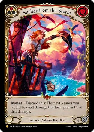 Shelter from the Storm (ANQ010) Rainbow Foil - Compendium of Rathe: Antiquity Pack