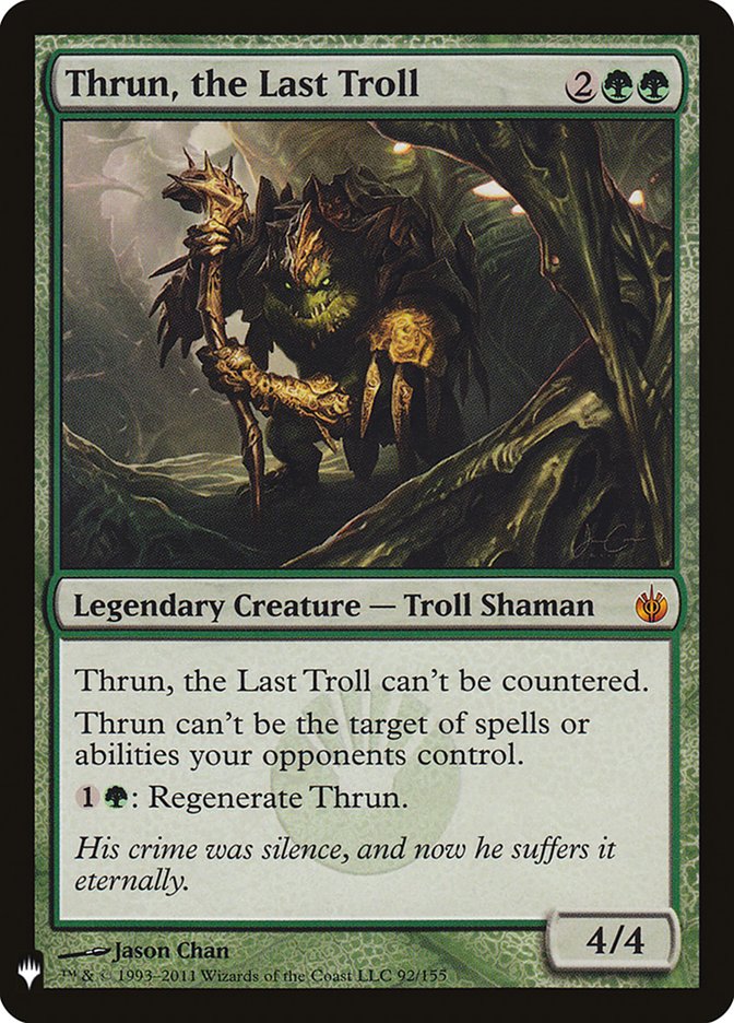 Thrun, the Last Troll [Mystery Booster] | Silver Goblin