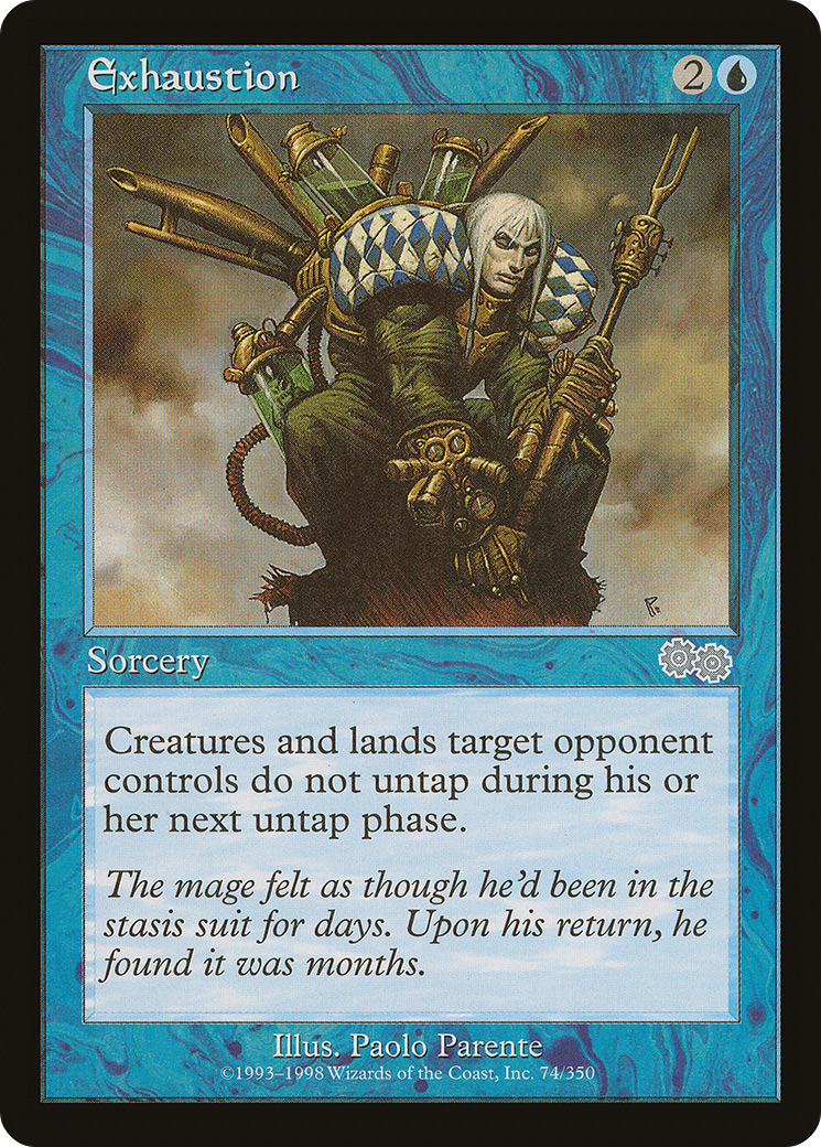 Exhaustion [Urza's Saga] | Silver Goblin