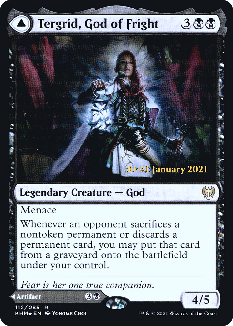 Tergrid, God of Fright // Tergrid's Lantern [Kaldheim Prerelease Promos] | Silver Goblin