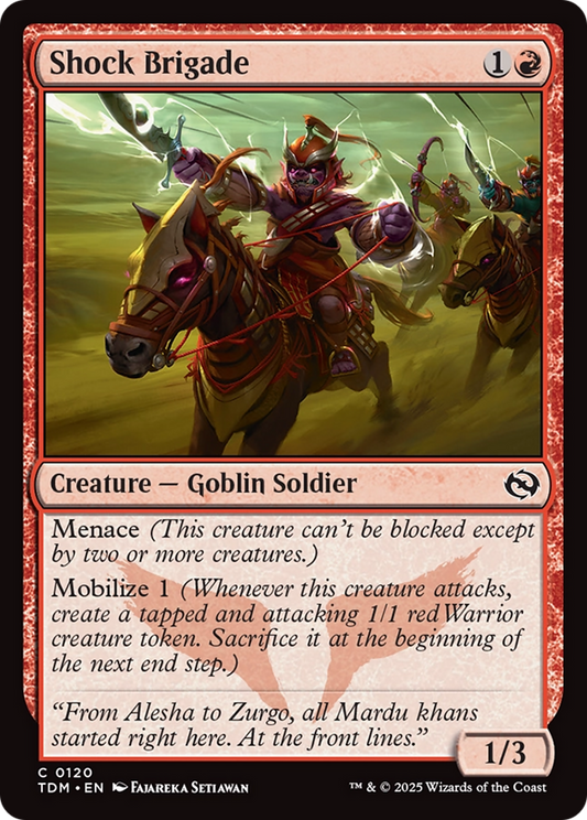 Shock Brigade (120) Foil - Tarkir: Dragonstorm