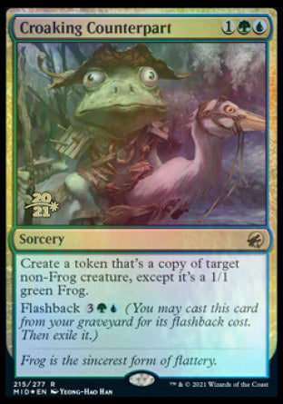 Croaking Counterpart [Innistrad: Midnight Hunt Prerelease Promos] | Silver Goblin