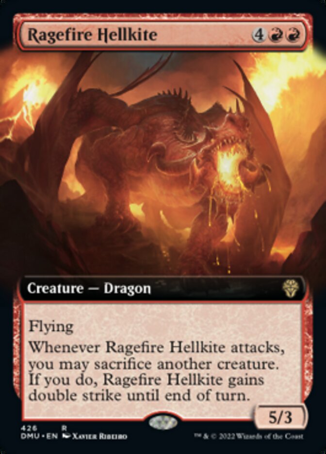 Ragefire Hellkite (Extended Art) [Dominaria United] | Silver Goblin