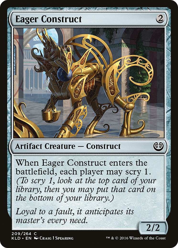 Eager Construct [Kaladesh] | Silver Goblin