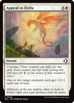 Appeal to Eirdu (005) Foil - Lorwyn Eclipsed