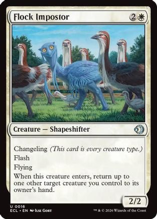 Flock Impostor (016) Foil - Lorwyn Eclipsed
