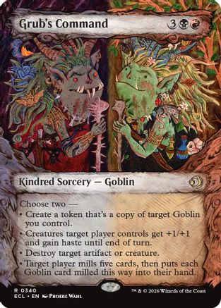 Grub's Command (Showcase) (340) Foil - Lorwyn Eclipsed