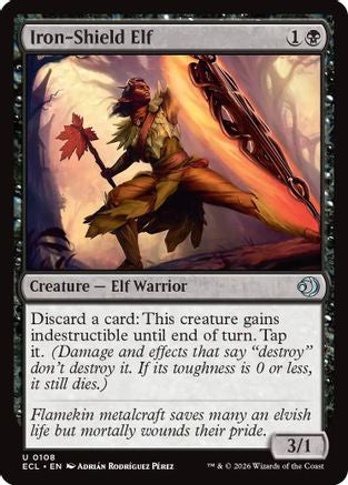 Iron-Shield Elf (108) Foil - Lorwyn Eclipsed
